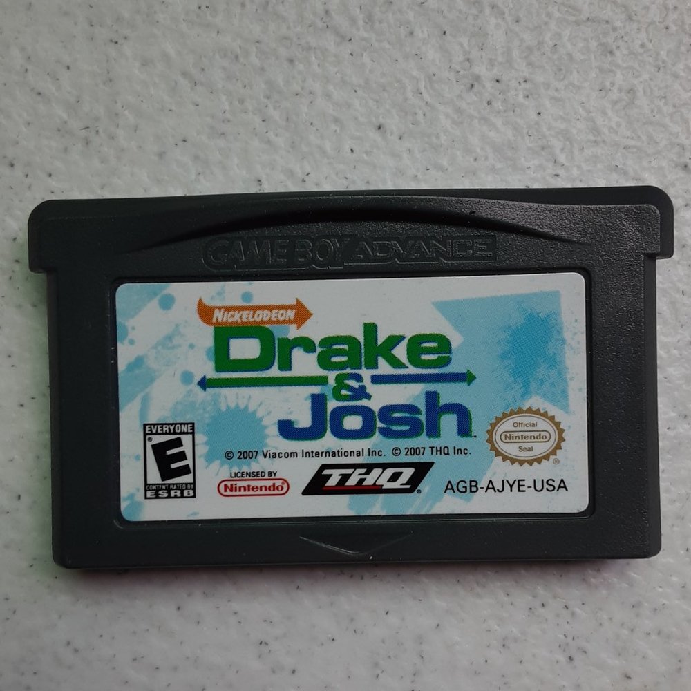2007 GameBoy Advance Nickelodeon Drake & Josh Video Game Nintendo Viacom Tested